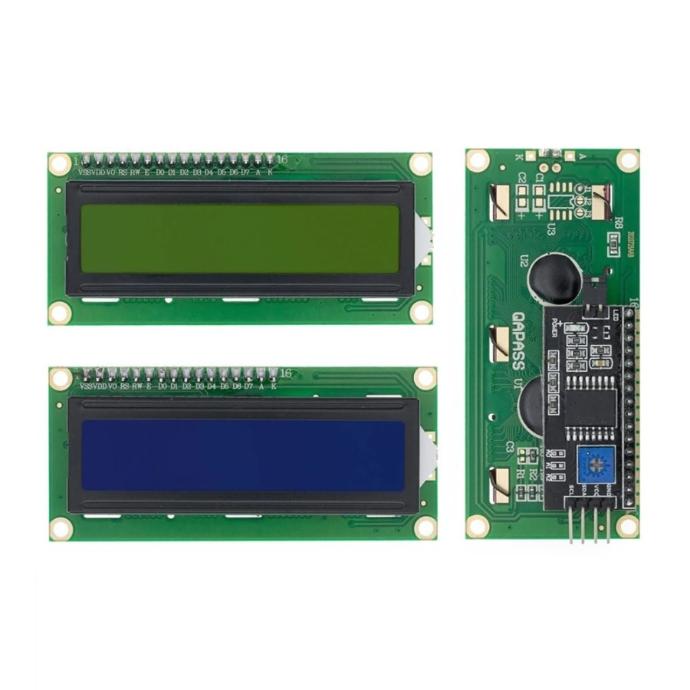 LCD Character 16X2 1602 Green Blue Backlight